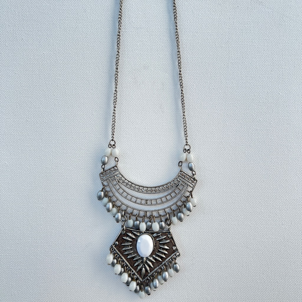 Fair Trade Metal Necklace, Handmade In India